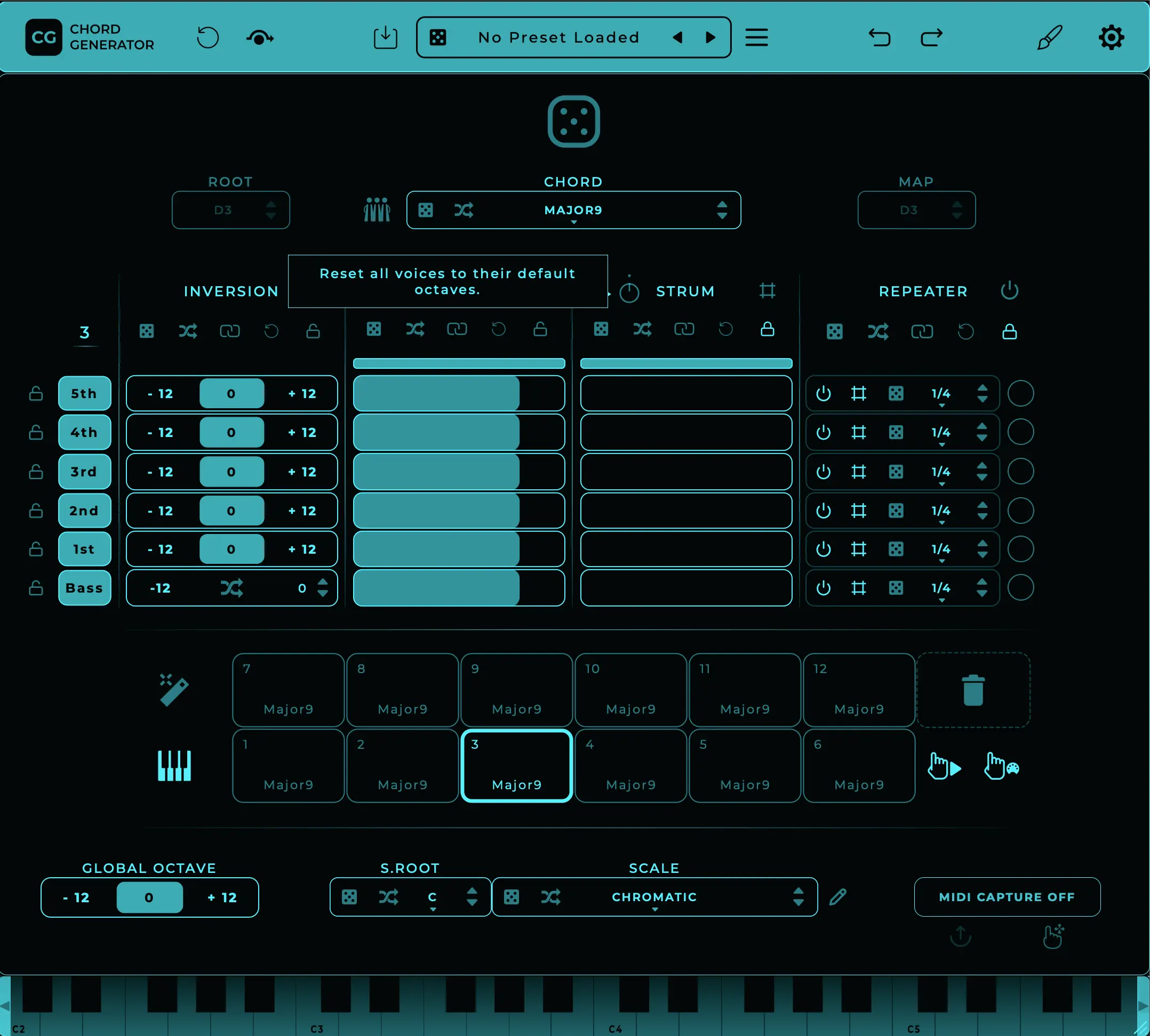 Chord Generator Mario Nieto World 1 Chord Generator Interface