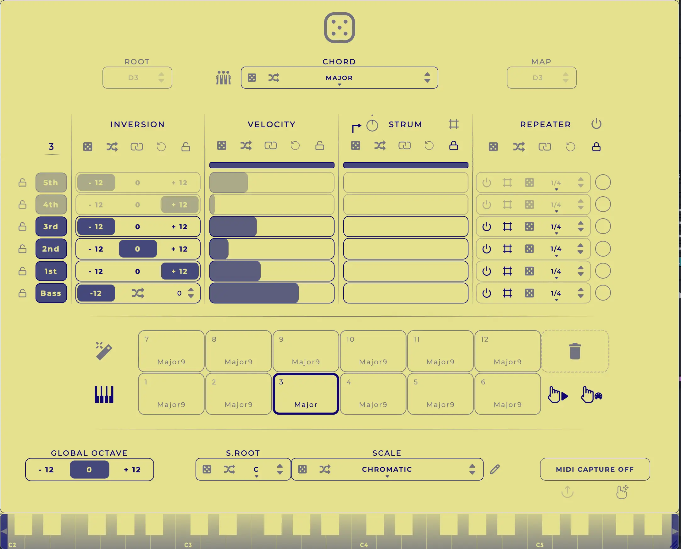 Chord Generator Mario Nieto World 2 Chord Generator Interface
