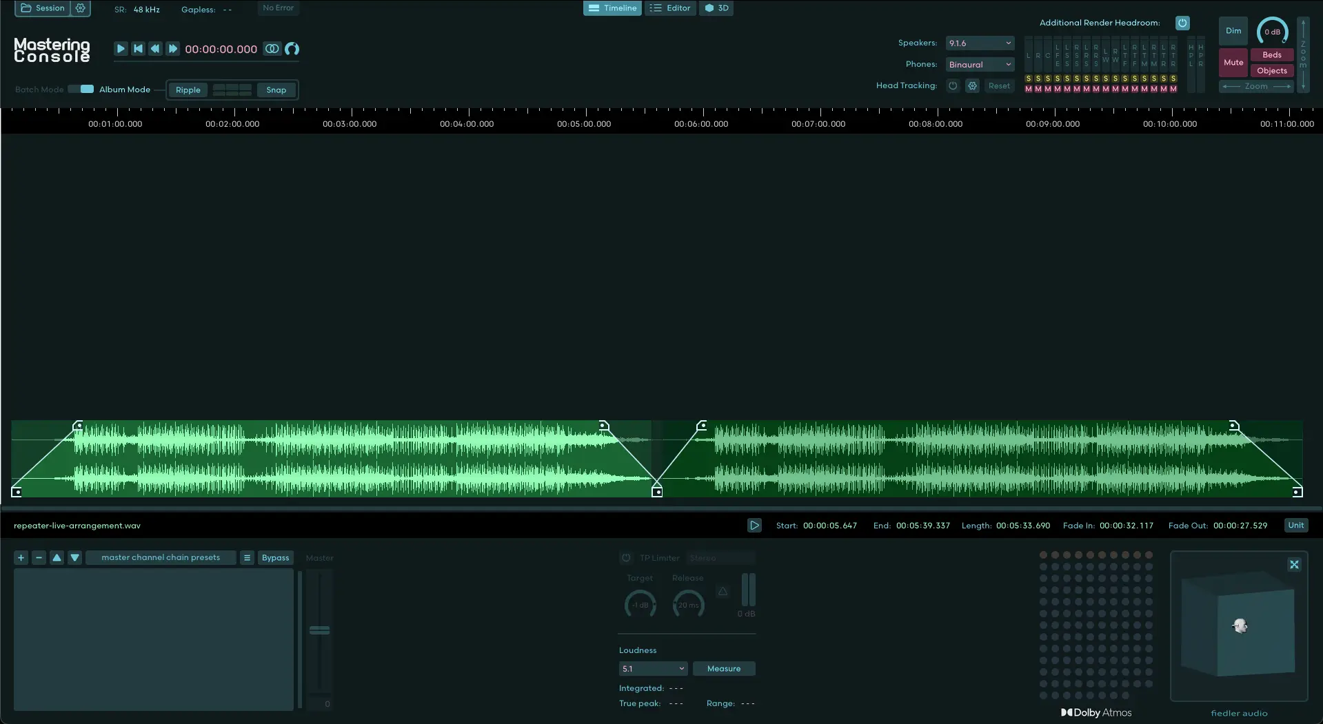 Fiedler-Audio Mastering Console 2.0 – Atmos Without the Pain 1 Fiedler Audio Mastering Console 2.0