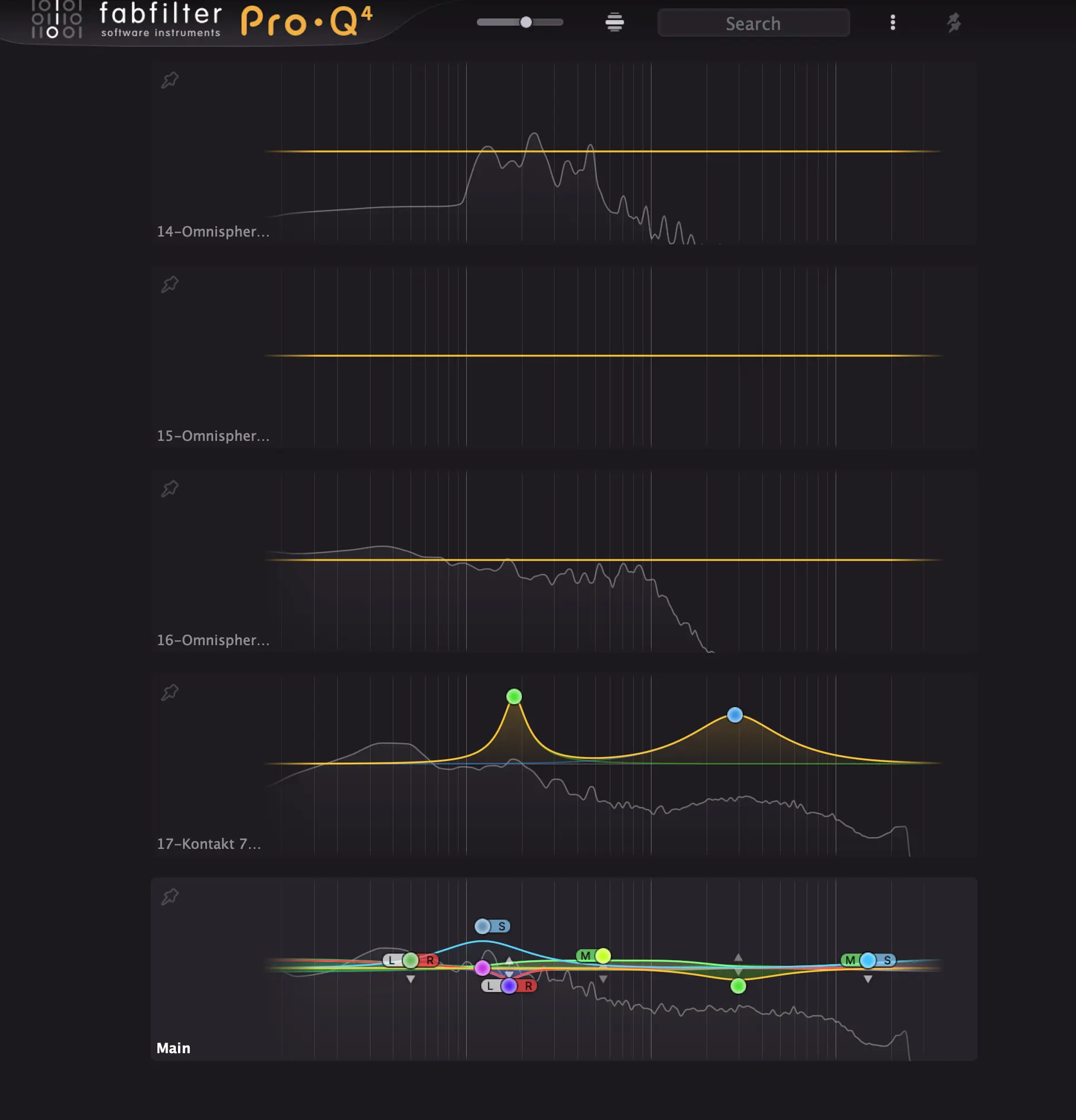 FabFilter Pro-Q 4: The Ultimate Equalizer Plugin for Precision Audio Production 2 Fabfilter Pro-Q-4 Instance List