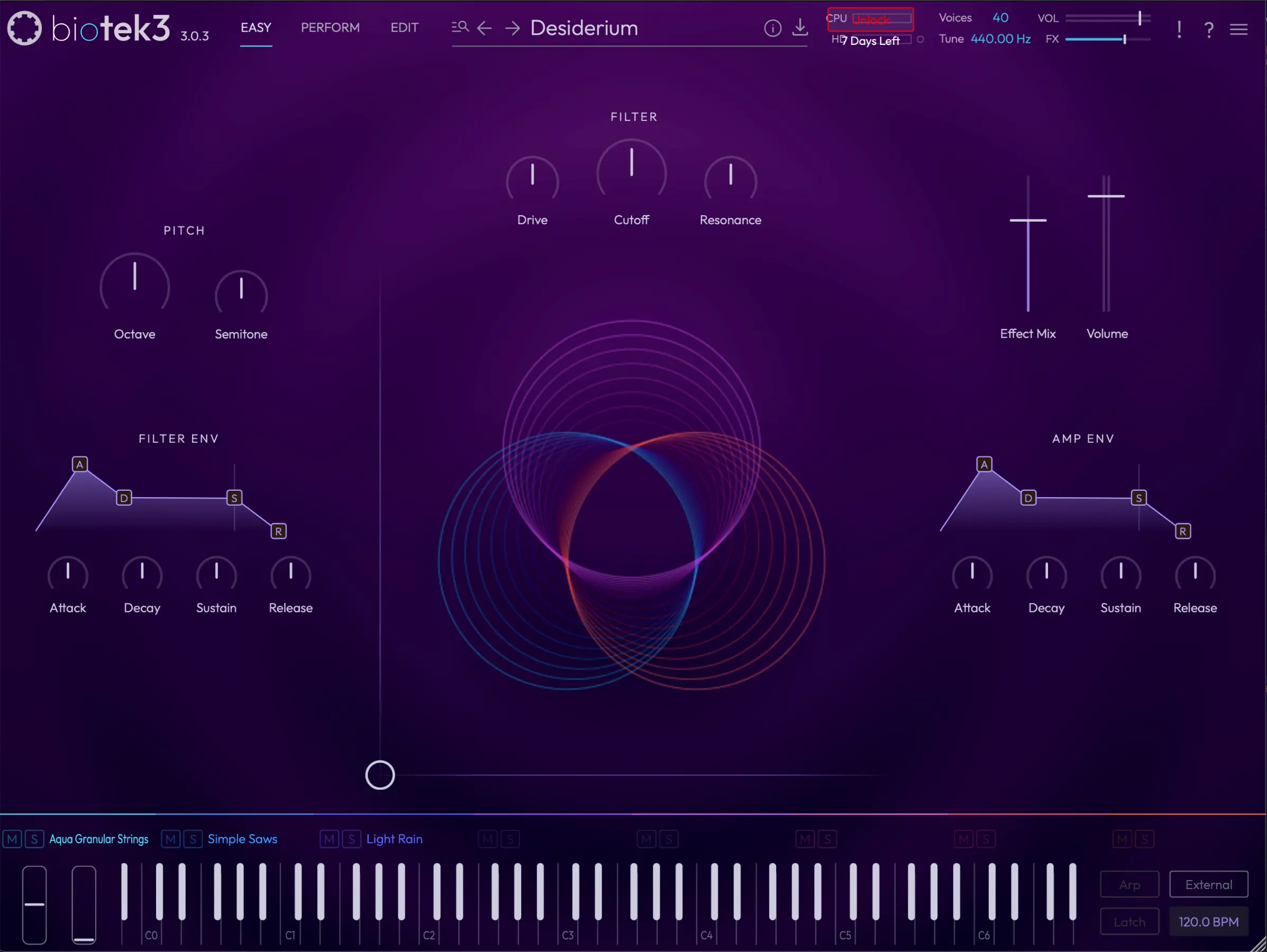 Tracktion BioTek 3 Synth 2 Tracktion BioTek 3 Easy interface