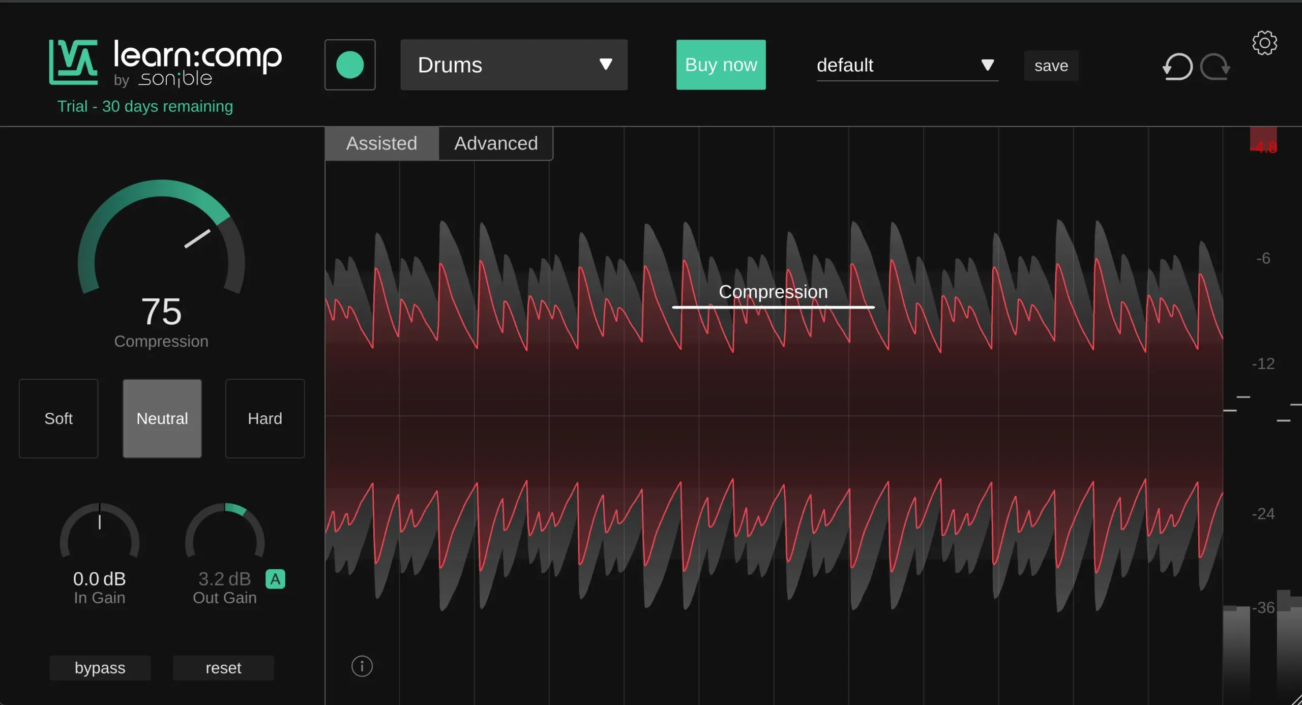 Sonible learn:bundle – Smart plug-ins that teach while they tweak 2 Sonible learn Compressor Interface