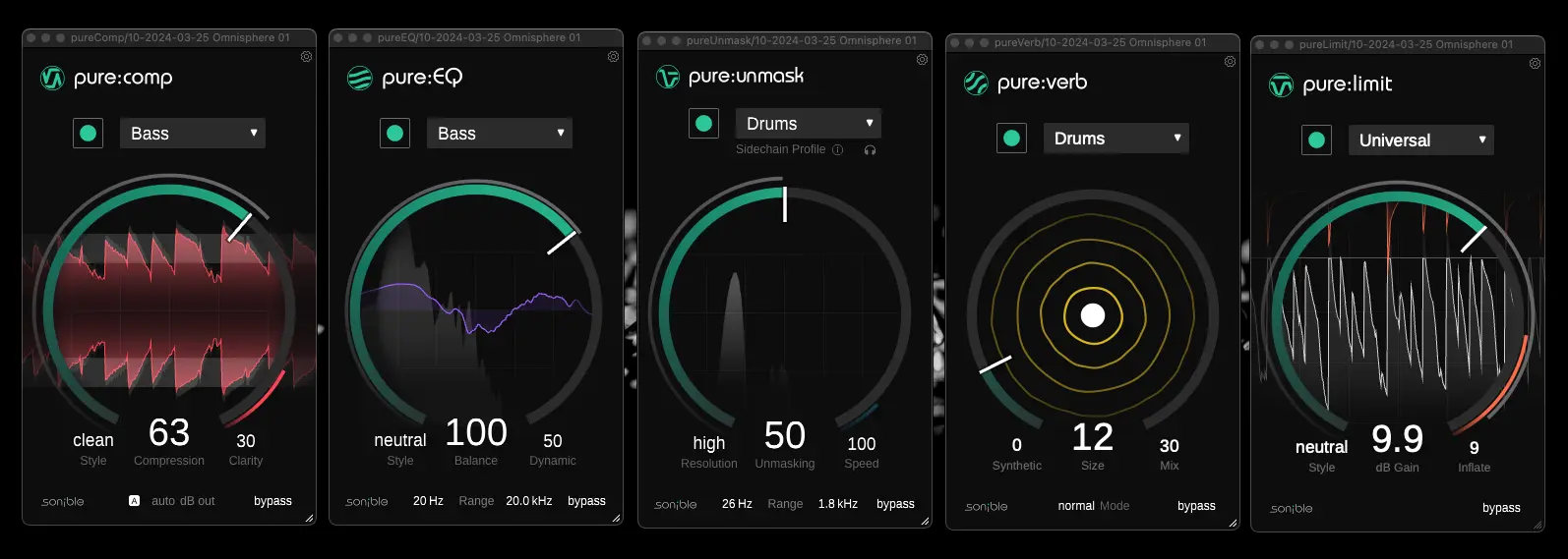 Pure:Unmask by Sonible - Your Tool for a Cleaner Mix 1 Sonible Pure Bundle 24bit Electronic Music Production